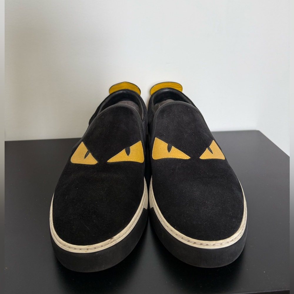 Fendi Monster Bugs Eye Slip On Sneakers for Men